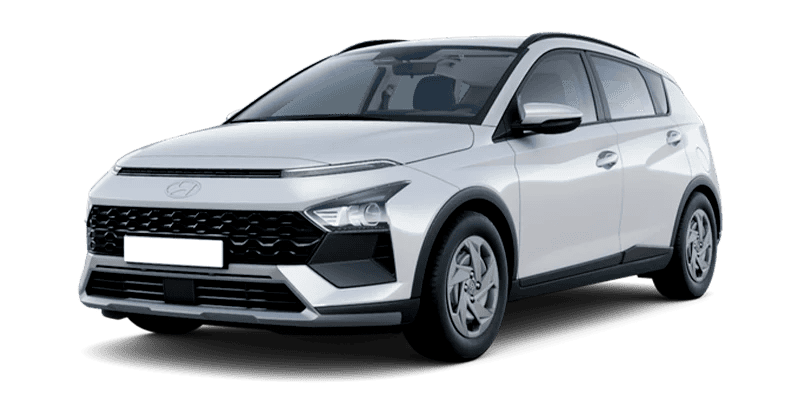 Renting Coches Hyundai Bayon 1.0 TGDI 48V Klass Atlas White
