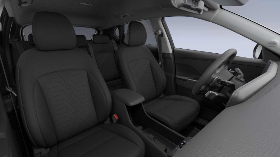 Renting Coches Hyundai Kona EV 150kW Black Line Atlas White