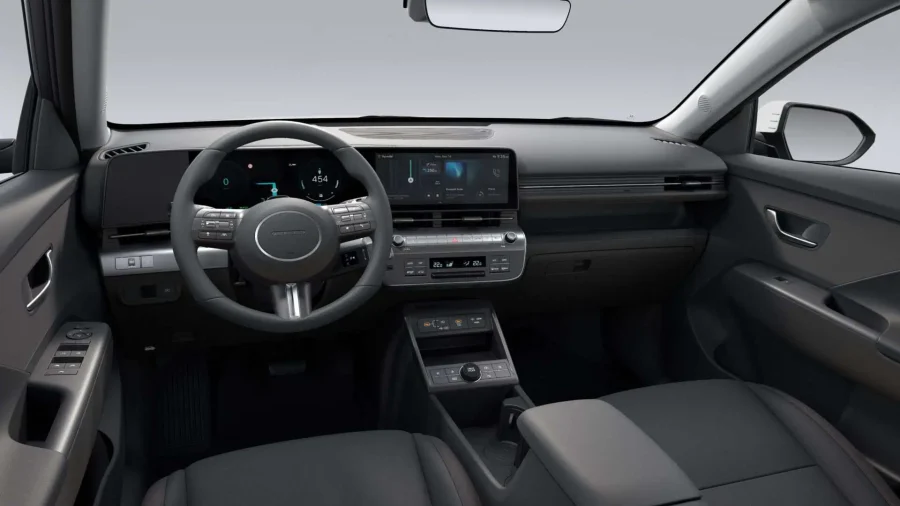 Renting Coches Hyundai Kona EV 150kW Black Line Atlas White