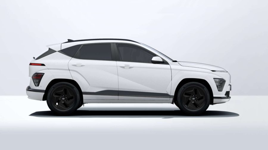 Renting Coches Hyundai Kona EV 150kW Black Line Atlas White