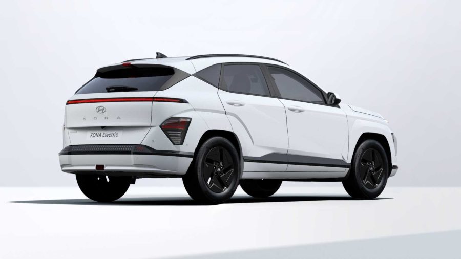 Renting Coches Hyundai Kona EV 150kW Black Line Atlas White