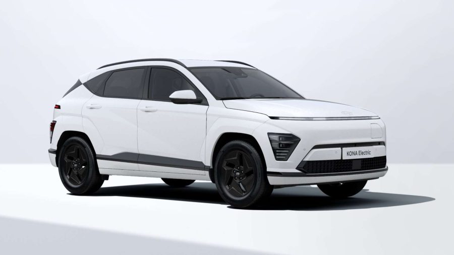 Renting Coches Hyundai Kona EV 150kW Black Line Atlas White
