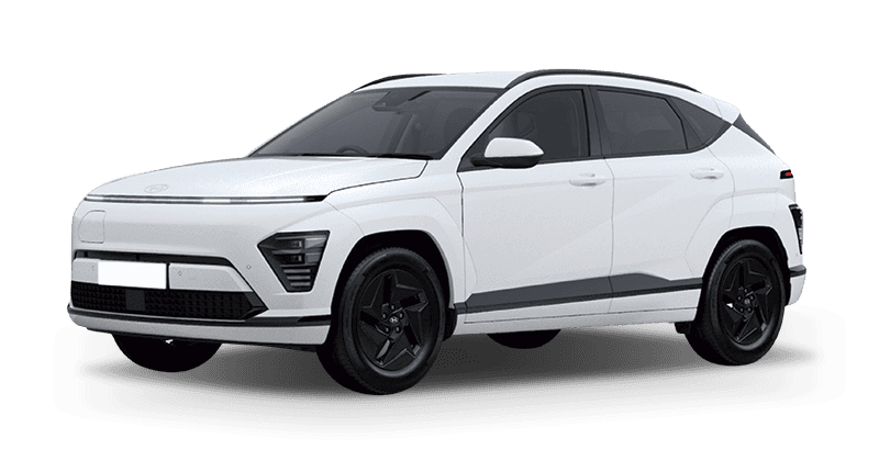 Renting Coches Hyundai Kona EV 150kW Black Line Atlas White