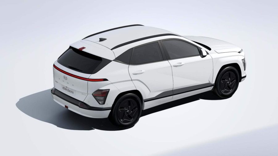 Renting Coches Hyundai Kona EV 150kW Black Line Atlas White