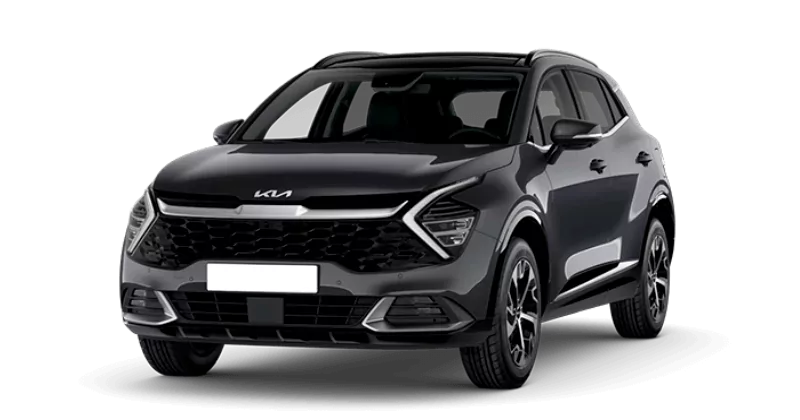 Renting Coches Kia Sportage 1.6 T-GDi HEV Drive 4×2 Black Pearl