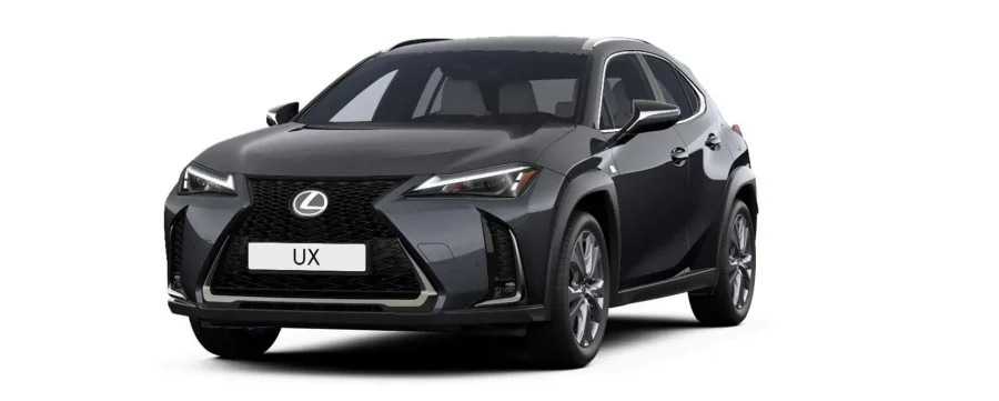 Renting Coches Lexus UX 300h F Sport Legend Gris Berlín, Titanium, Verde Oliva, Negro Graphite, Blanco Nova, Copper Petra, Azul Eléctrico