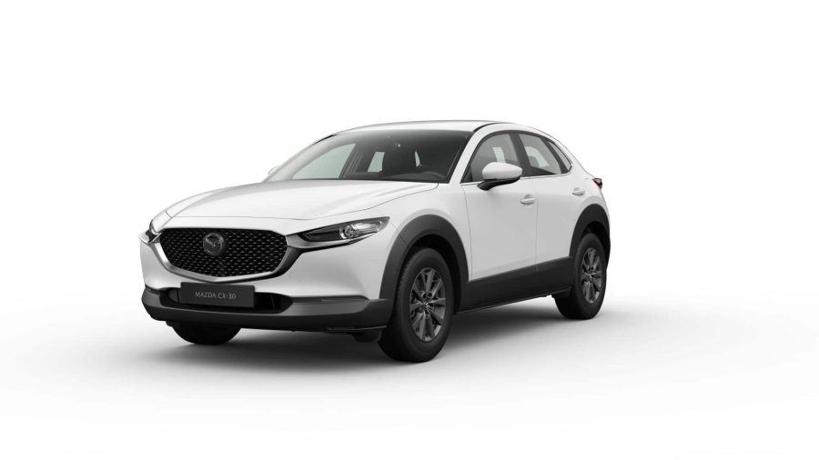 Renting Coches Mazda CX-30 2.5 e-Skyactiv G MHEV AT Prime-Line Artic White