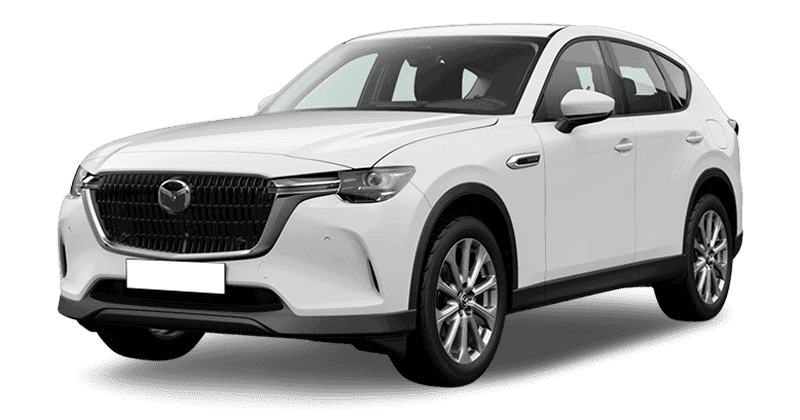 Renting Coches Mazda CX-60-3.3 e-Skyactiv D MHEV 8AT 2WD Exclusive-line Artic White