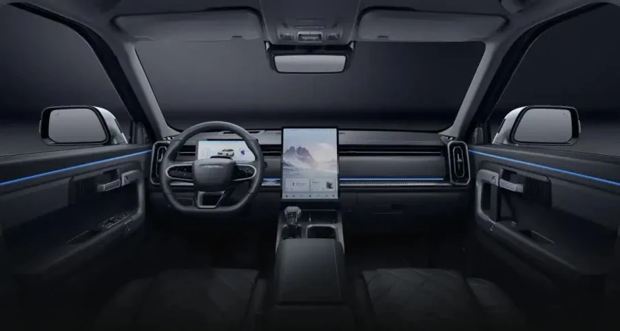 Renting Coches Jaecoo 7 1.5 SHS TGDI 4×2 Business Blanco, Gris