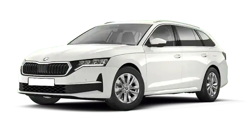Renting Coches Skoda OCTAVIA Combi-2.0 TDi 110kW DSG 7vel Selection Blanco candy