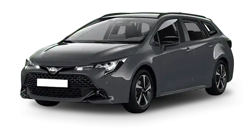 Renting Coches Toyota Corolla Touring Sports-Hybrid 140 Active Gris Trueno