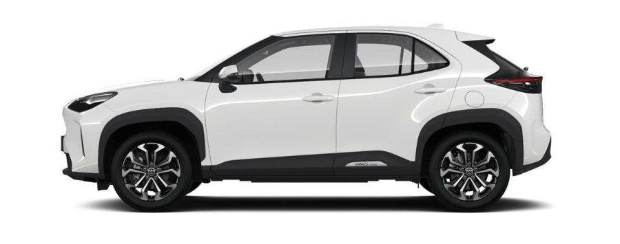 Renting Coches Toyota Yaris Cross 130H e-CVT Active Plus Azul Florida, Blanco Classic, Gris Ágata, Gris Grafito, Negro Azabache, Bronce Oliva