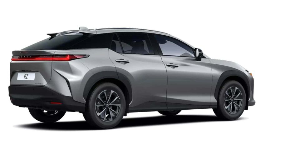 Renting Coches Lexus RZ 350e e-Premium Efficiency Iridio Sonic, Gris Berlin, Blanco Perla