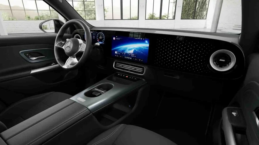 Renting Coches Mercedes Benz GLB 250+ EQ Negro Cosmo