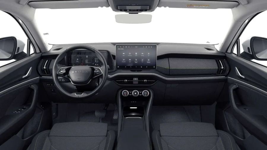 Renting Coches Skoda Kodiaq iV 1.5 TSI PHEV DSG Selection Blanco, Gris, Negro