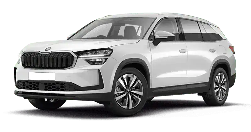 Renting Coches Skoda Kodiaq iV 1.5 TSI PHEV DSG Selection Blanco, Gris, Negro