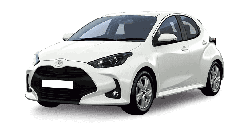 Renting Coches Toyota Yaris 120 e-CVT 5P Active Plus Blanco Classic