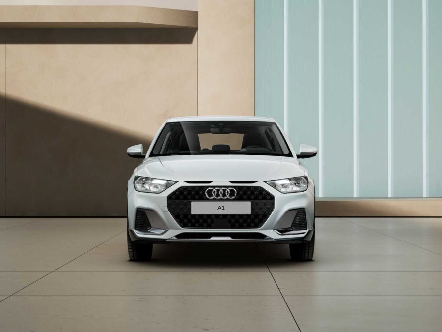 Renting Coches Audi A1 Allstreet 30 TFSI 85kW S Tronic Blanco Glaciar, Gris Crono