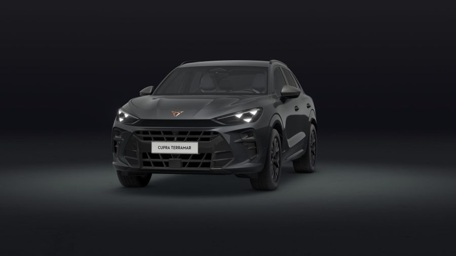 Renting Coches Cupra Terramar 1.5 eTSI DSG Gris Timanfaya