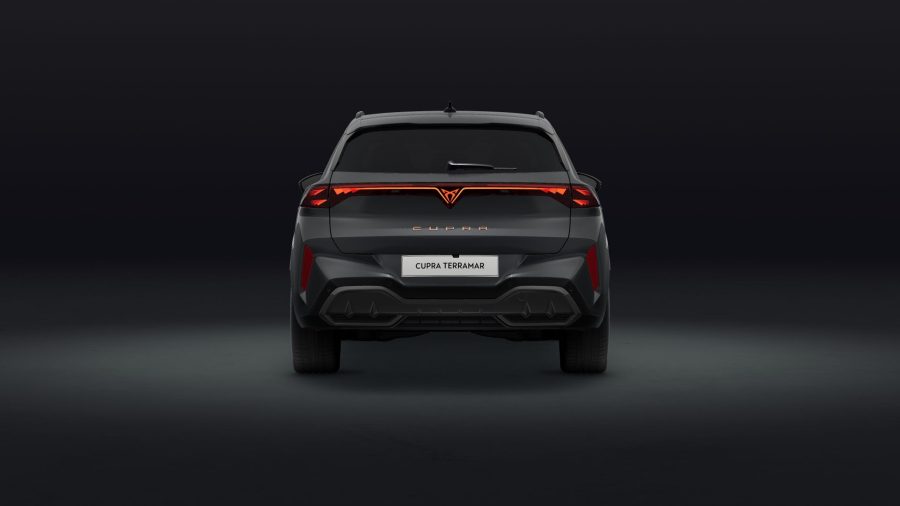 Renting Coches Cupra Terramar 1.5 eTSI DSG Gris Timanfaya