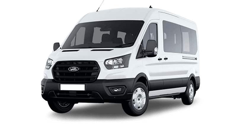 Renting Coches Ford Transit Kombi EcoBlue Auto FWD 350 L3 Trend Blanco
