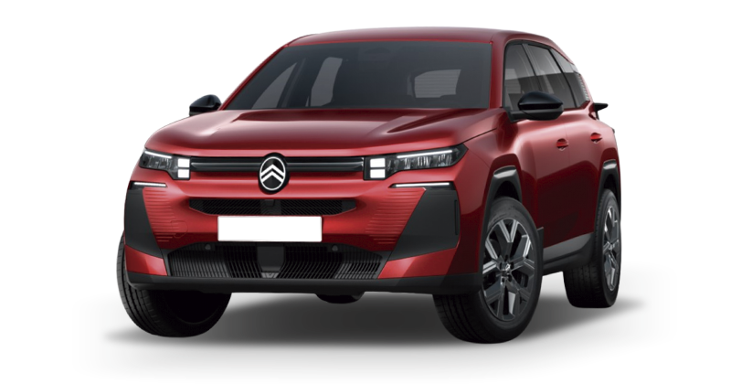 Renting Coches Citroën C5 Aircross-Hybrid YOU Rojo Metalizado
