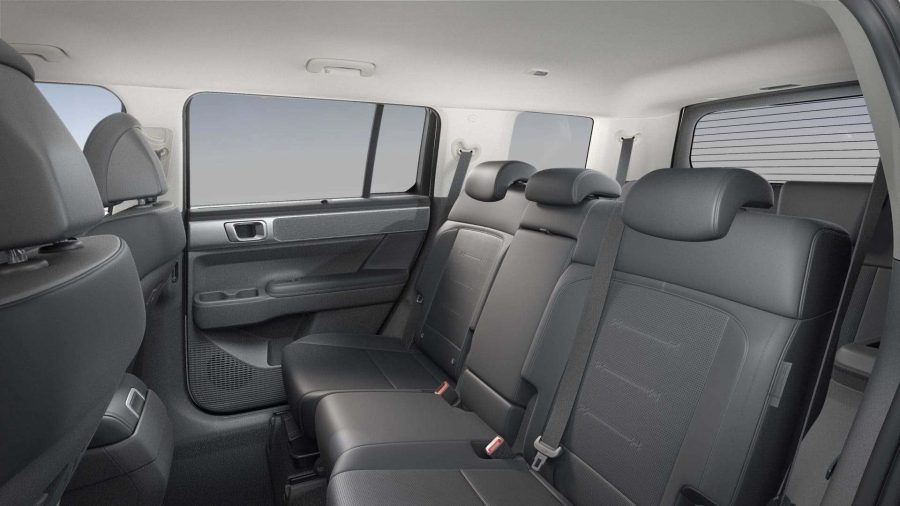 Renting Coches Hyundai Santa Fe 1.6T HEV 4X2 AT Tecno Cream White