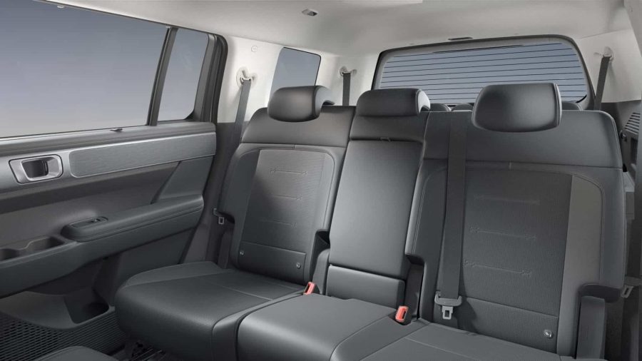 Renting Coches Hyundai Santa Fe 1.6T HEV 4X2 AT Tecno Cream White