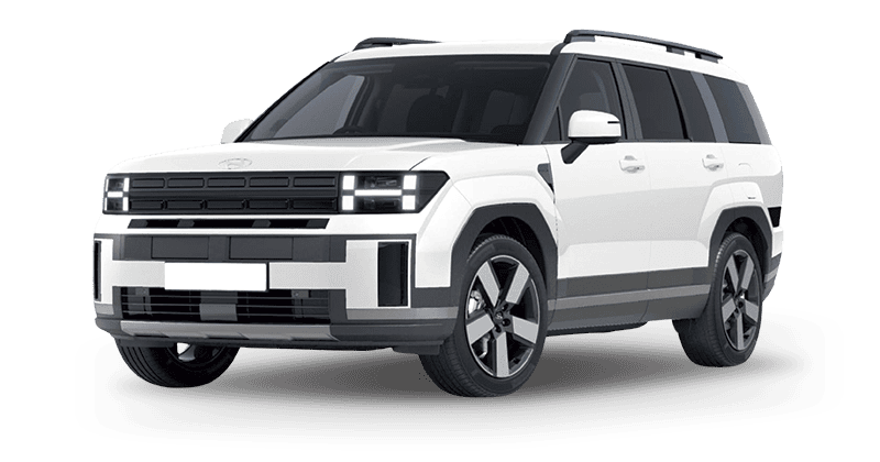 Renting Coches Hyundai Santa Fe-1.6T HEV 4X2 AT Tecno Cream White