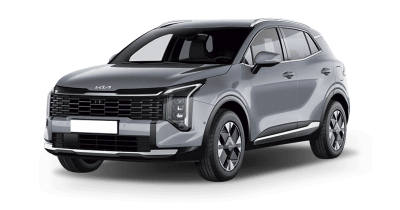 Renting Coches Kia Sportage-1.6 T-GDi HEV Drive 4×2 Lunar Silver