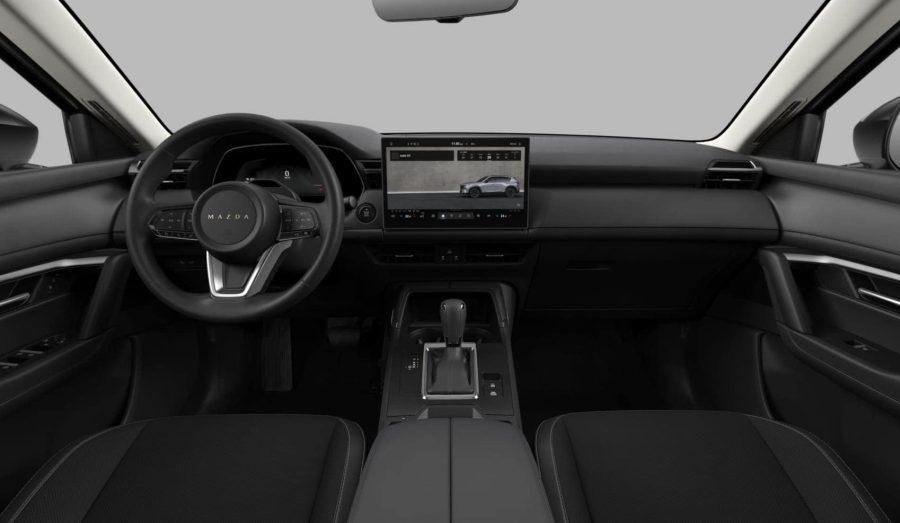 Renting Coches Mazda CX-5 2.5 e-Skyactiv-G MHEV FWD Aut. Centre-Line Machine Gray, Soul Red Crystal