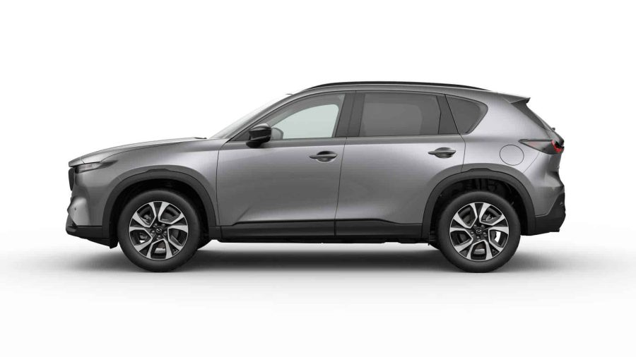 Renting Coches Mazda CX-5 2.5 e-Skyactiv-G MHEV FWD Aut. Centre-Line Machine Gray, Soul Red Crystal
