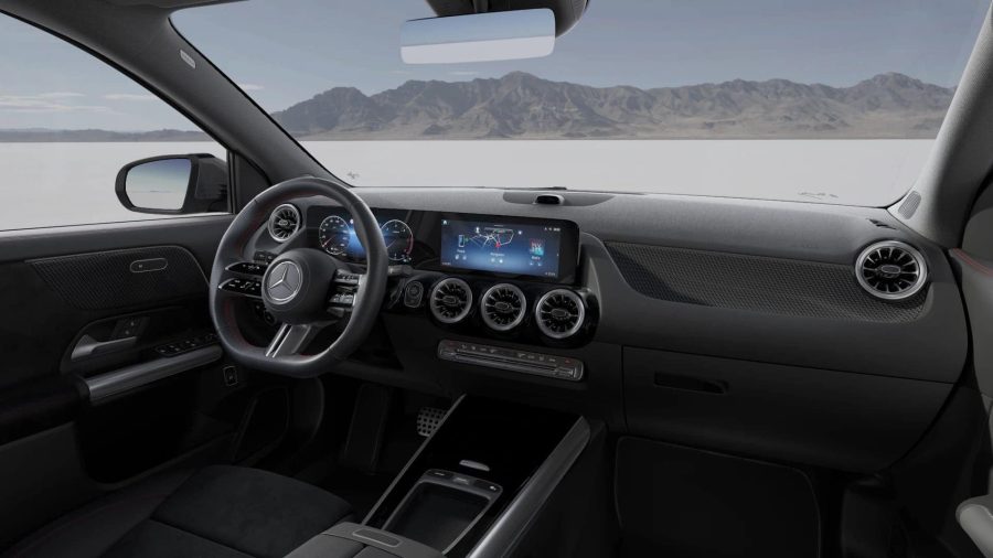 Renting Coches Mercedes Benz GLA 200 D AMG Line Negro Cosmos