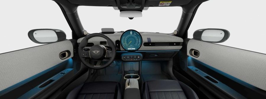 Renting Coches Mini Cooper C Favoured Indigo Sunset Blue, Legend Gray