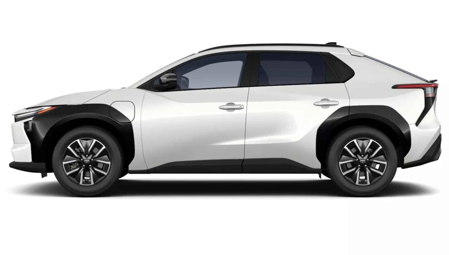 Renting Coches Toyota bZ4X 230E 4×2 5P Advance Blanco Perlado