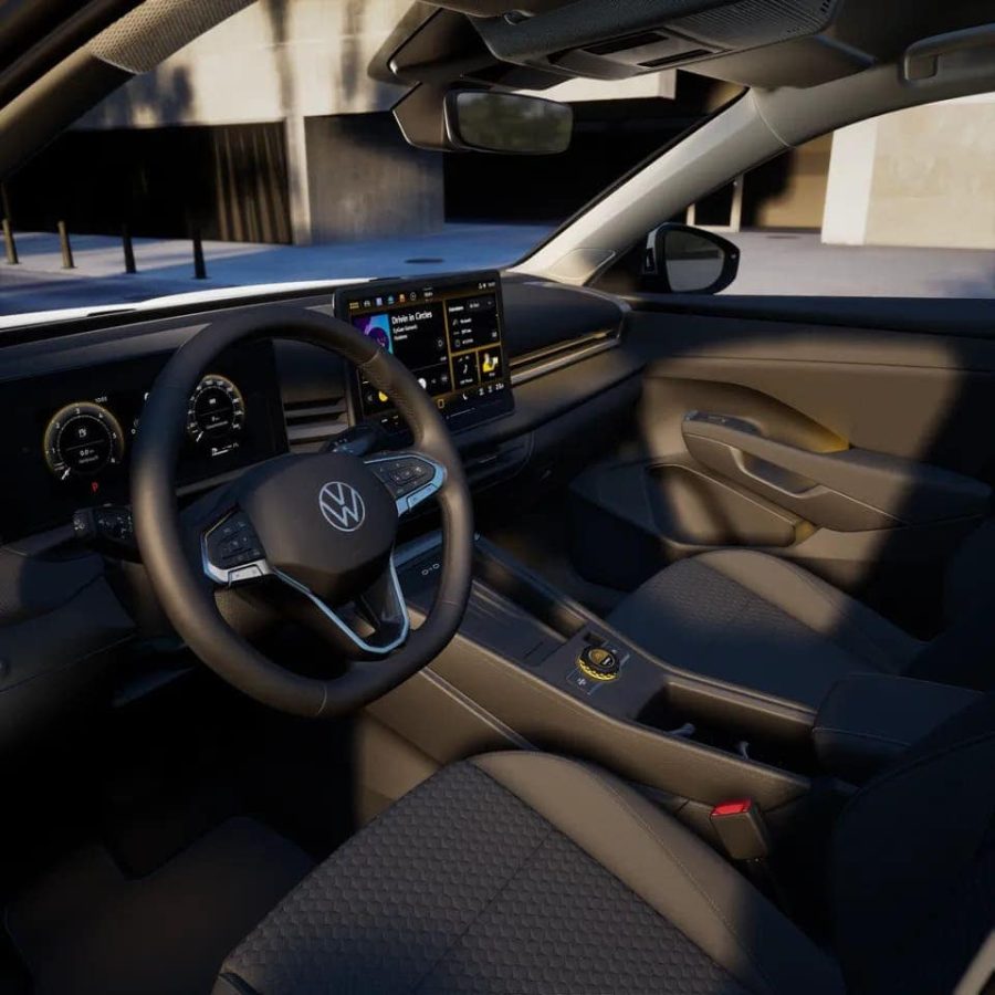 Renting Coches Volkswagen T-Roc 1.5 eTSI 85kW DSG MAS Blanco Punto, Gris Lobo