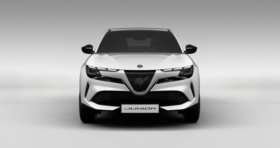 Renting Coches Alfa Romeo Junior Elettrica Blanco, Negro