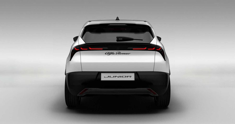 Renting Coches Alfa Romeo Junior Elettrica Blanco, Negro