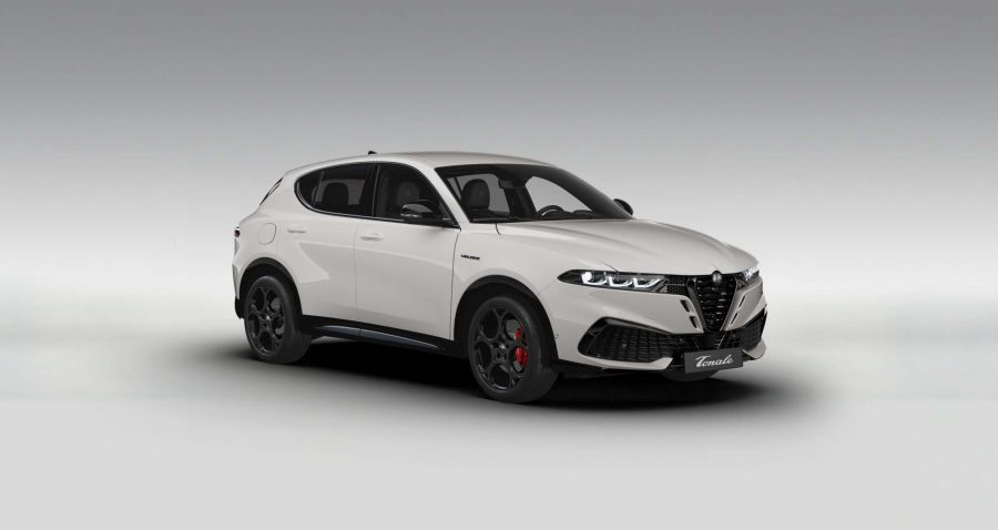 Renting Coches Alfa Romeo Tonale 1.3 PHEV Q4 AT6 Veloce Blanco Alfa