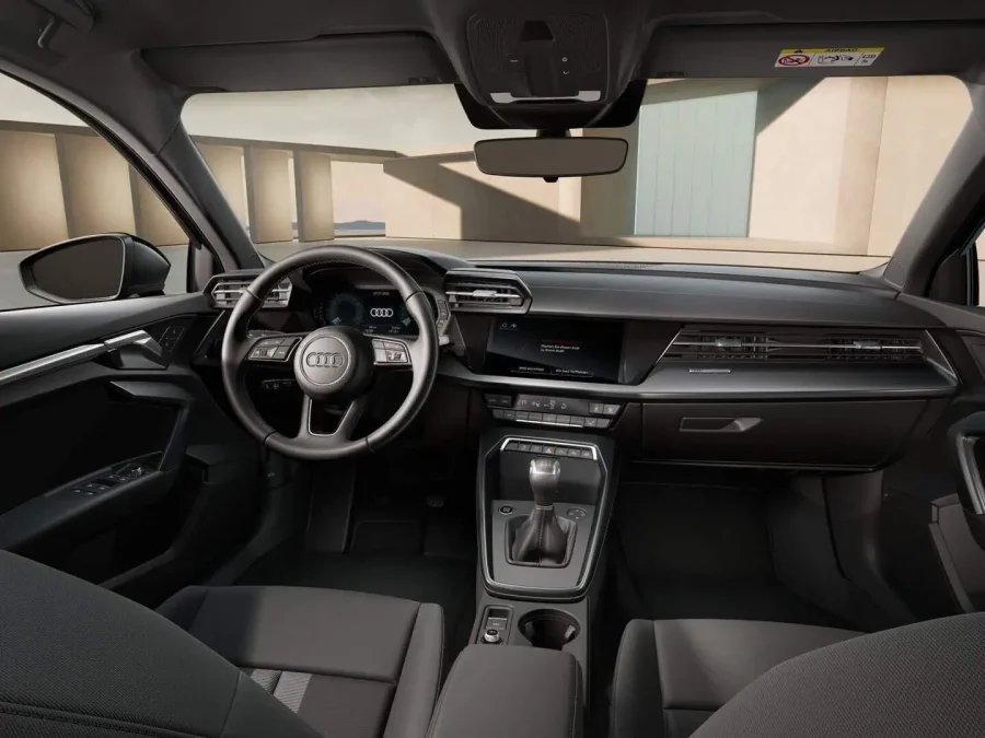 Renting Coches Audi A3 Sportback TFSi 85kW 6vel Advanced Negro