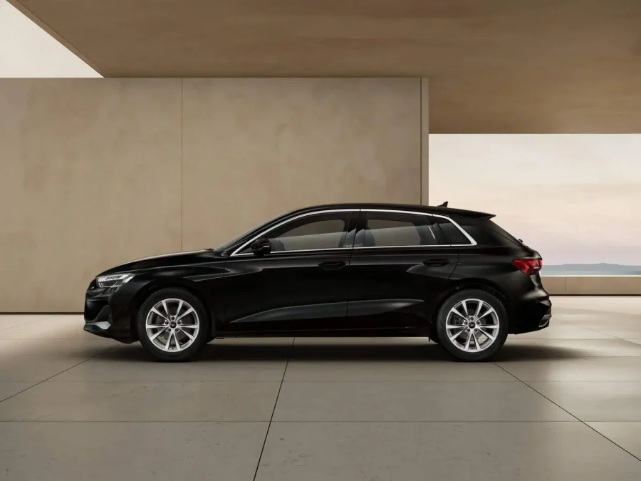 Renting Coches Audi A3 Sportback TFSi 85kW 6vel Advanced Negro