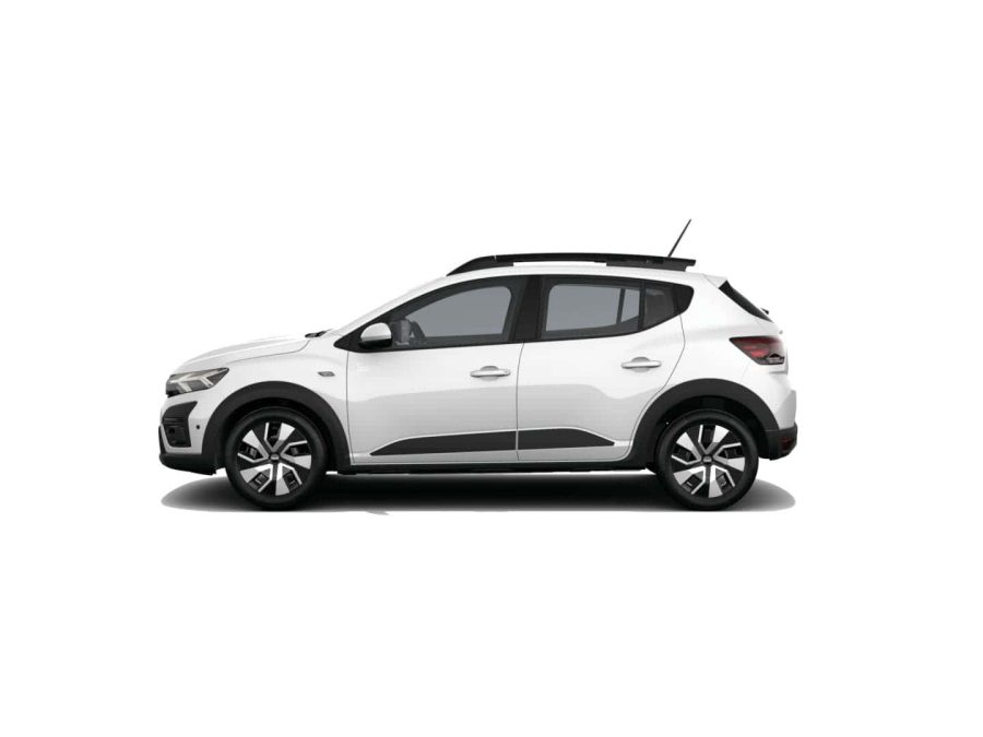 Renting Coches Dacia Sandero Stepway Expression Go 74kW ECO-G Blanco Glaciar
