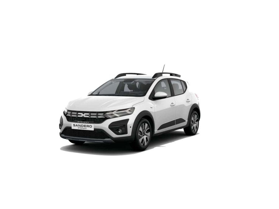Renting Coches Dacia Sandero Stepway Expression Go 74kW ECO-G Blanco Glaciar
