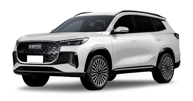 Renting Coches Ebro S800-1.5 TGDI PHEV 1DHT Luxury 7 DCT Blanco Khaki, Gris