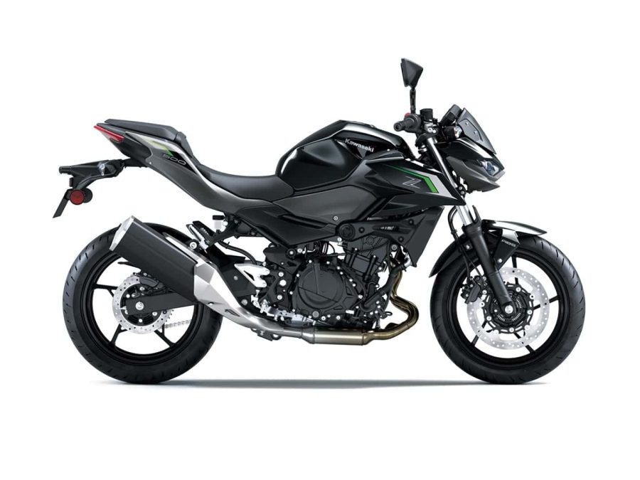 Renting Motos Kawasaki Z 500 Metallic Spark Black / Metallic Matte Graphenesteel Gray