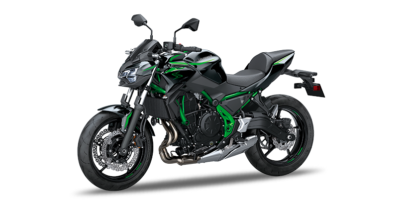 kawasaki z650 metallic spark black green