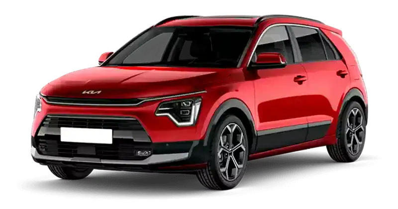Renting Coches Kia Niro 1.6 HEV Concept Runway Red, Clear White, Aurora Black, Steel Gray, Interstellar Gray