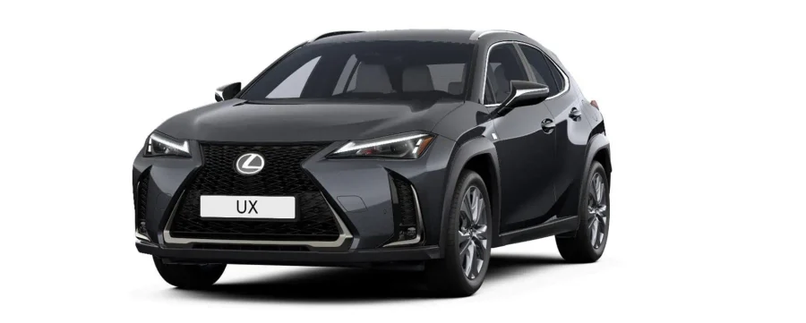 Renting Coches Lexus UX 300h F Sport Legend Gris Berlín, Titanium, Verde Oliva, Negro Graphite, Blanco Nova, Azul Eléctrico