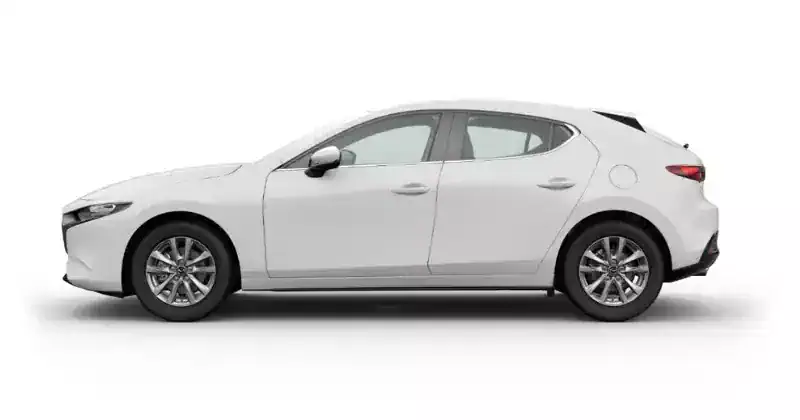 Renting Coches Mazda 3 2.5 e-SKYACTIV G Prime-Line Blanco