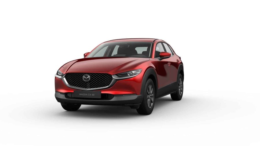 Renting Coches Mazda CX-30 2.5 e-Skyactiv G MHEV MT Prime-Line Soul Red Crystal
